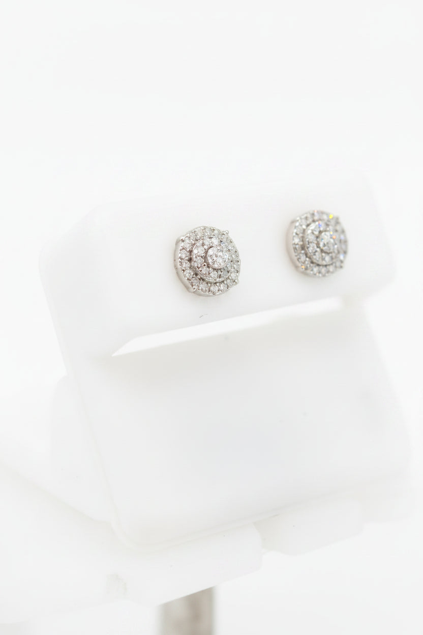 925 SILVER MOISSANITE 0.31CTW EARRINGS