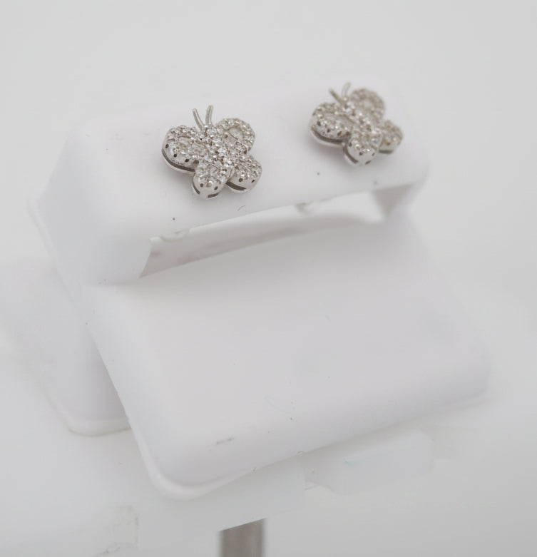 925 SILVER MOISSANITE 0.43CTW EARRINGS