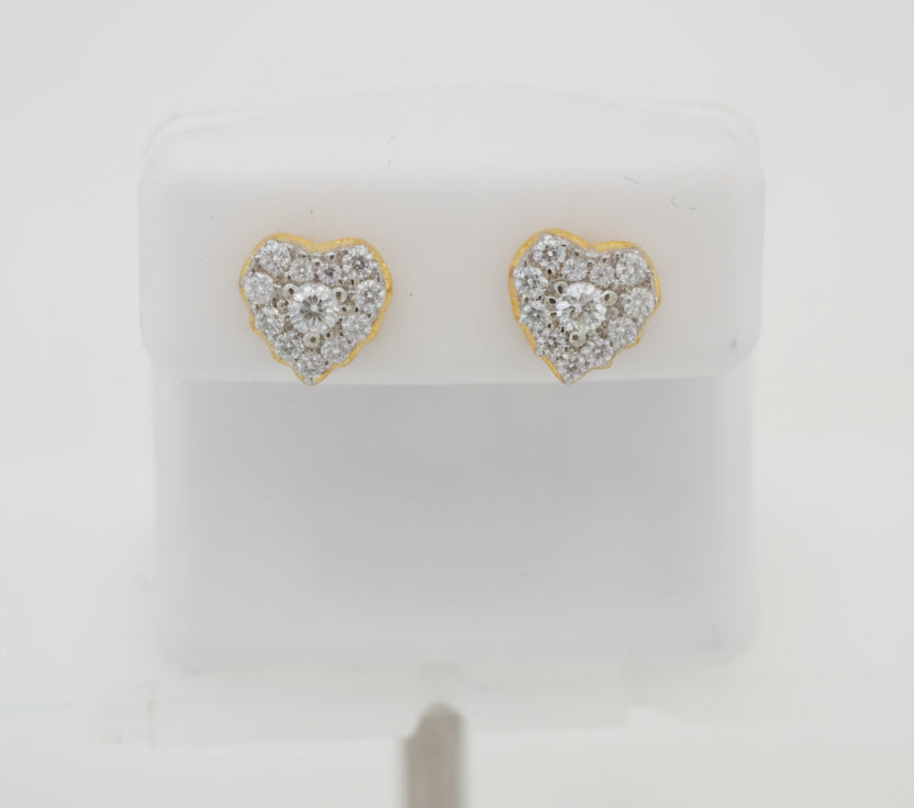 925 SILVER MOISSANITE 0.67CTW EARRINGS