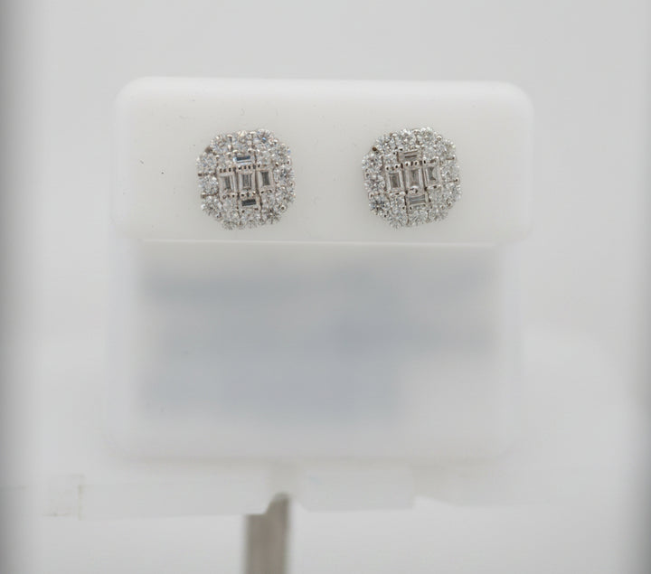 925 SILVER MOISSANITE 0.97CTW EARRINGS (Copy)
