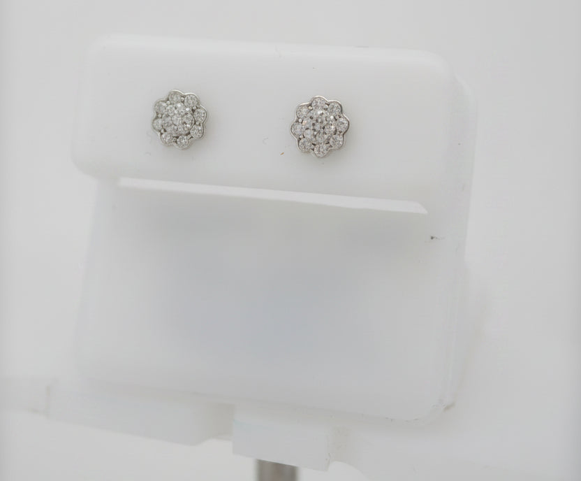 925 SILVER MOISSANITE 0.25CTW EARRINGS
