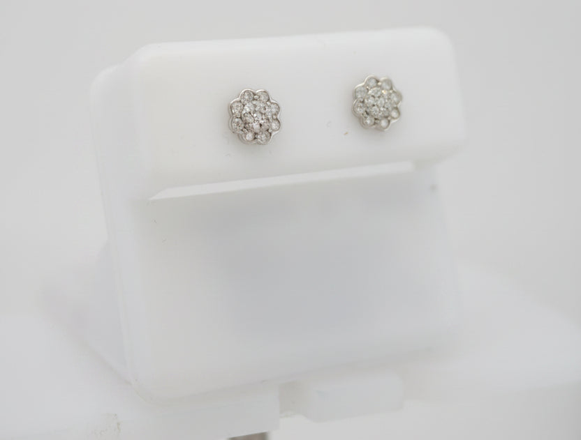 925 SILVER MOISSANITE 0.25CTW EARRINGS
