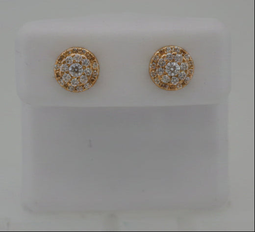 925 SILVER MOISSANITE 0.96CTW EARRINGS