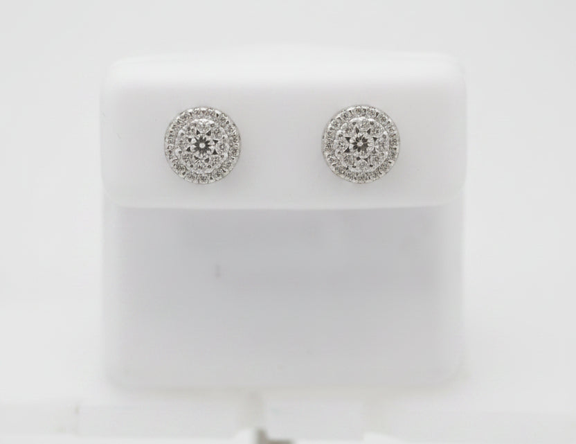 925 SILVER MOISSANITE 0.96CTW EARRINGS