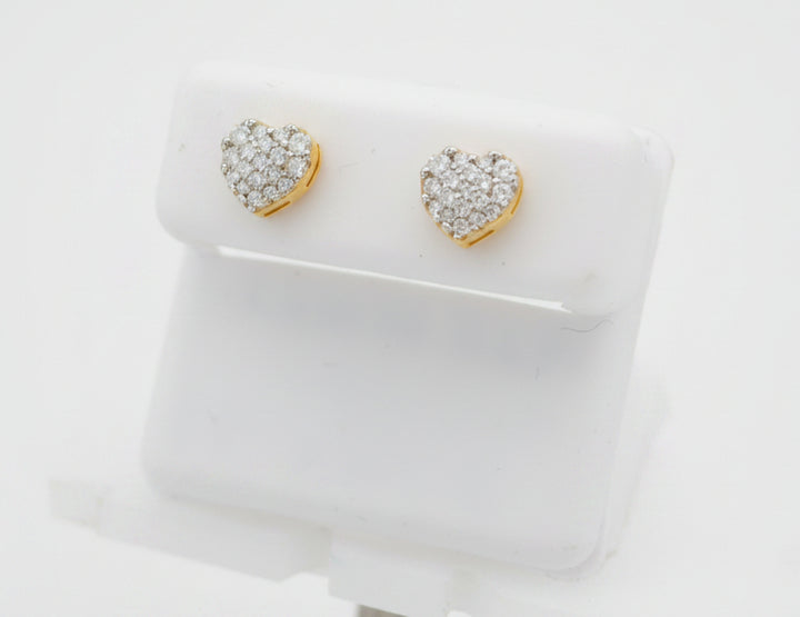 925 SILVER MOISSANITE 0.42CTW EARRINGS