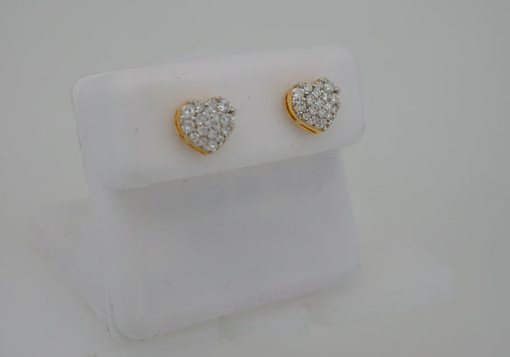 925 SILVER MOISSANITE 0.42CTW EARRINGS