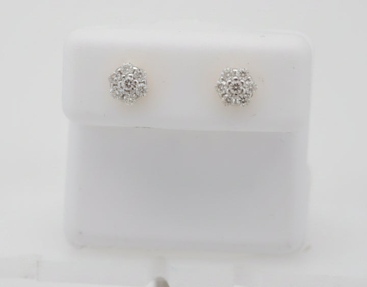925 SILVER MOISSANITE 0.61CTW EARRINGS