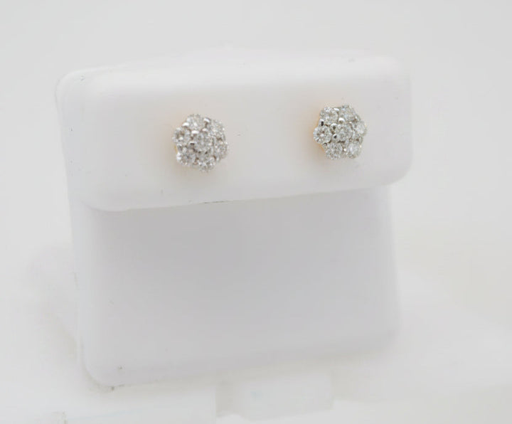 925 SILVER MOISSANITE 0.61CTW EARRINGS