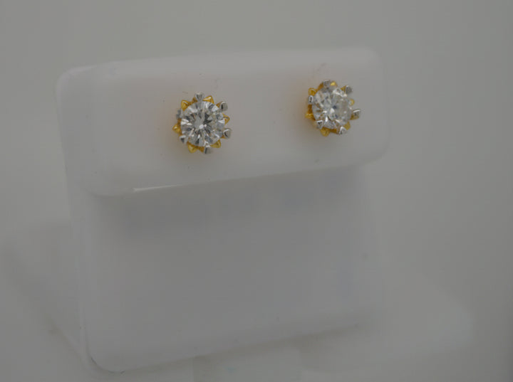 925 SILVER MOISSANITE 1.01CTW EARRINGS