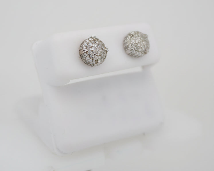 925 SILVER MOISSANITE 0.81CTW EARRINGS