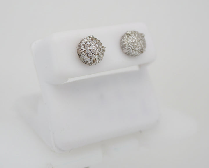 925 SILVER MOISSANITE 0.81CTW EARRINGS