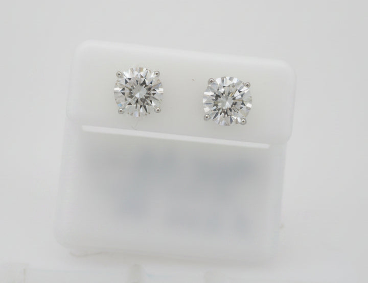 925 SILVER MOISSANITE 4.00CTW EARRINGS