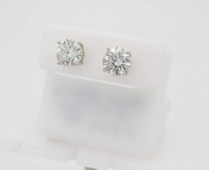 925 SILVER MOISSANITE 4.00CTW EARRINGS