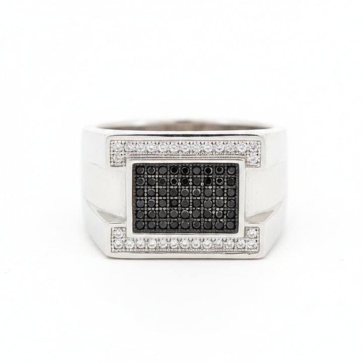 925 SILVER MENS CZ RING