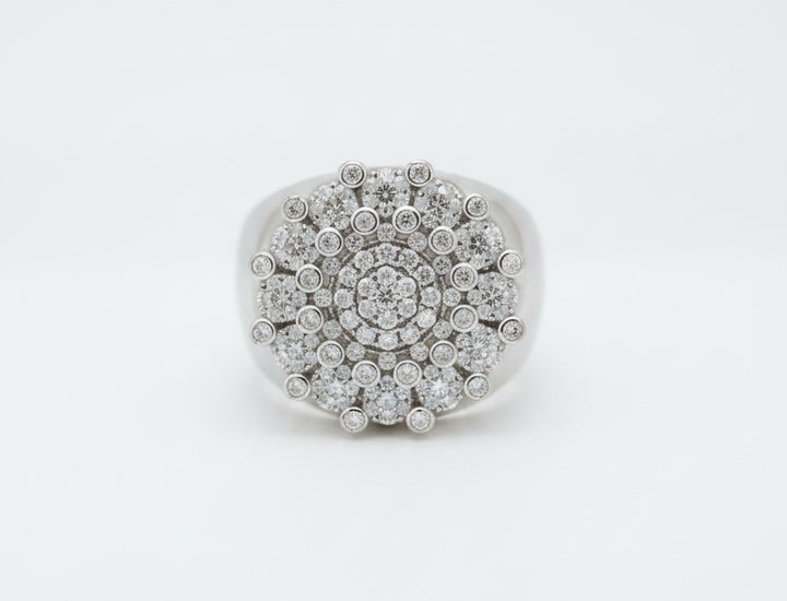 925 SILVER MENS CZ RING