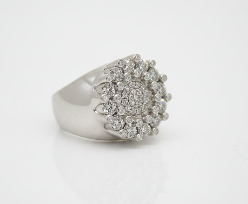 925 SILVER MENS CZ RING
