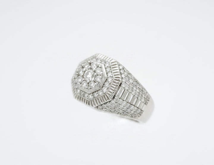 925 SILVER MOISSANITE 1.61CTW RING