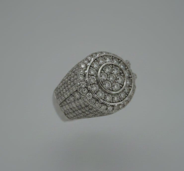925 SILVER MOISSANITE 1.63CTW RING
