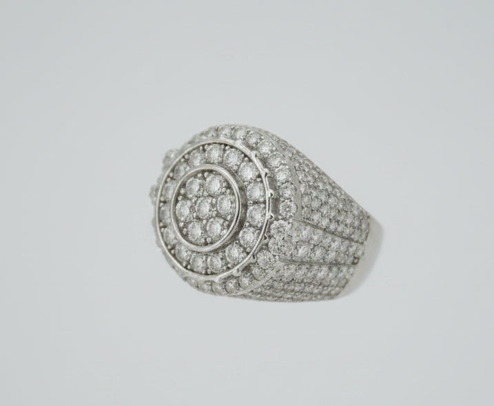 925 SILVER MOISSANITE 1.63CTW RING
