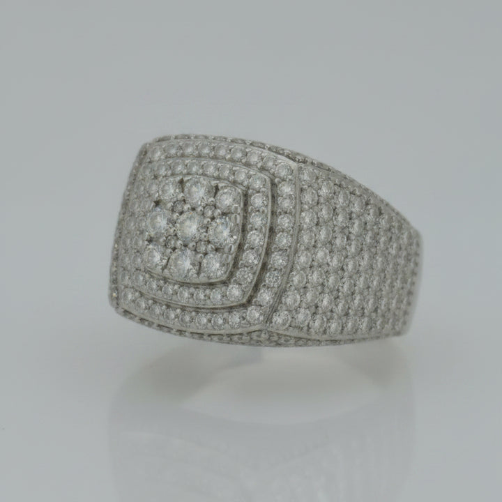 925 SILVER MOISSANITE 3.91CTW RING