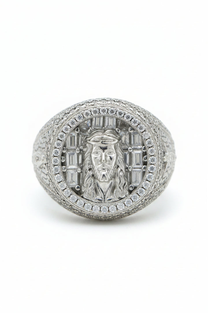 925 SILVER MOISSANITE 3.68CTW RING