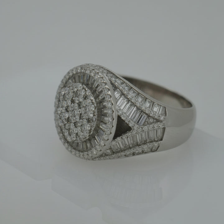 925 SILVER MOISSANITE 4.82CTW RING