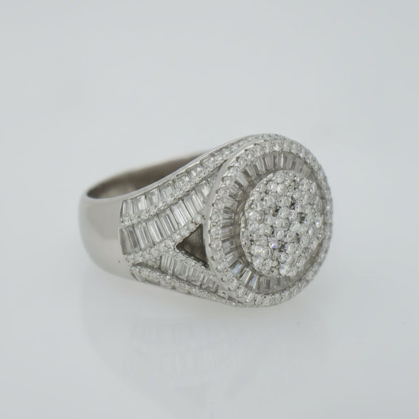 925 SILVER MOISSANITE 4.82CTW RING