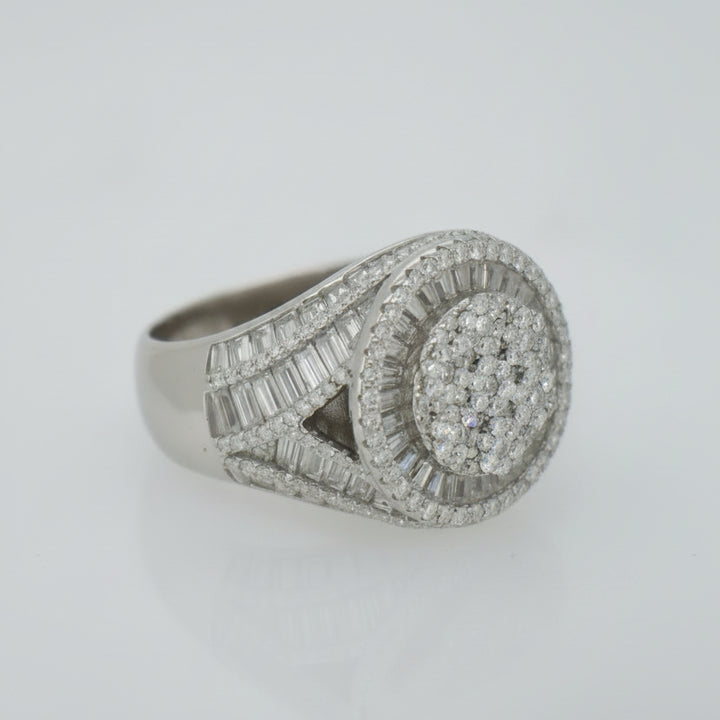 925 SILVER MOISSANITE 4.82CTW RING