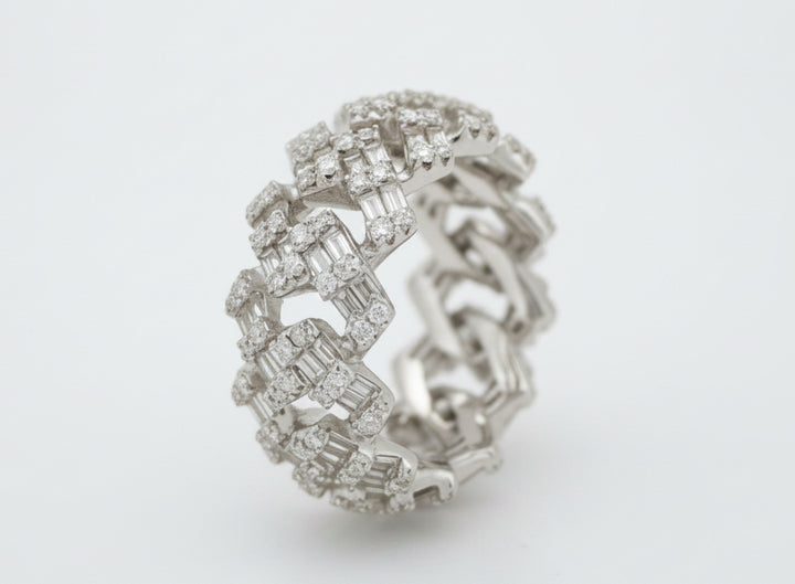 925 SILVER MOISSANITE 0.61CTW RING
