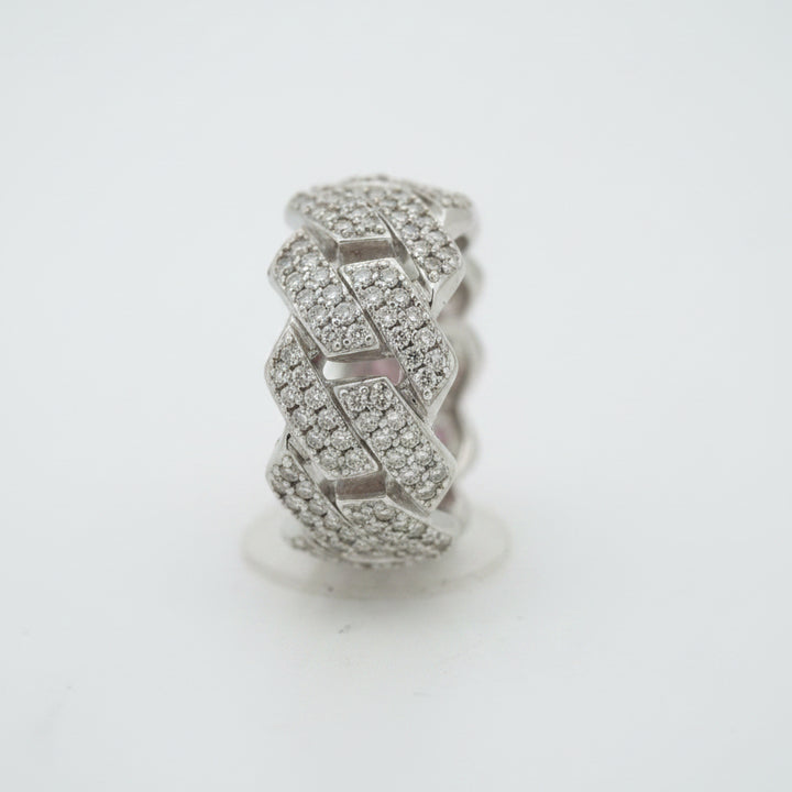 925 SILVER MOISSANITE 3.40CTW RING