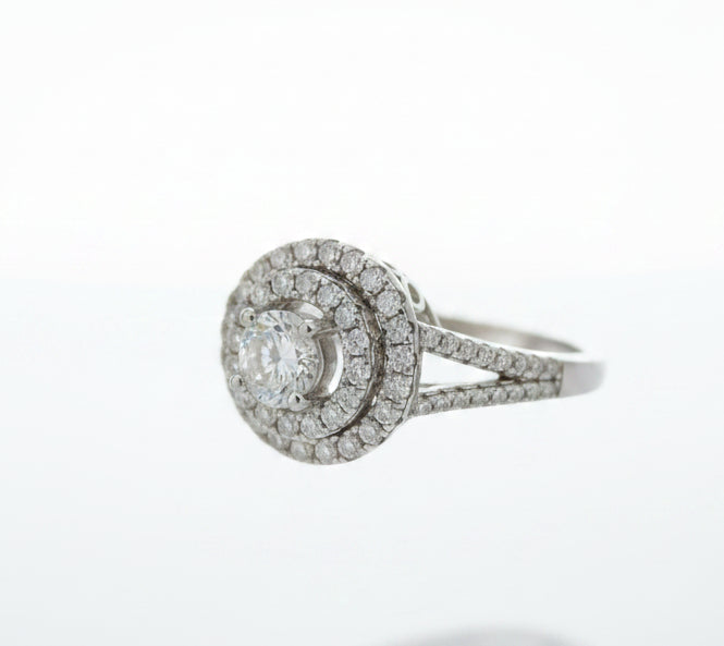 925 SILVER MOISSANITE 1.30CTW RING