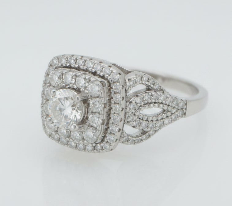 925 SILVER MOISSANITE 1.77 CTW RING