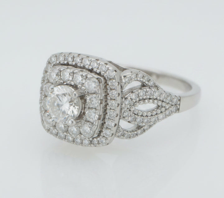 925 SILVER MOISSANITE 1.77 CTW RING