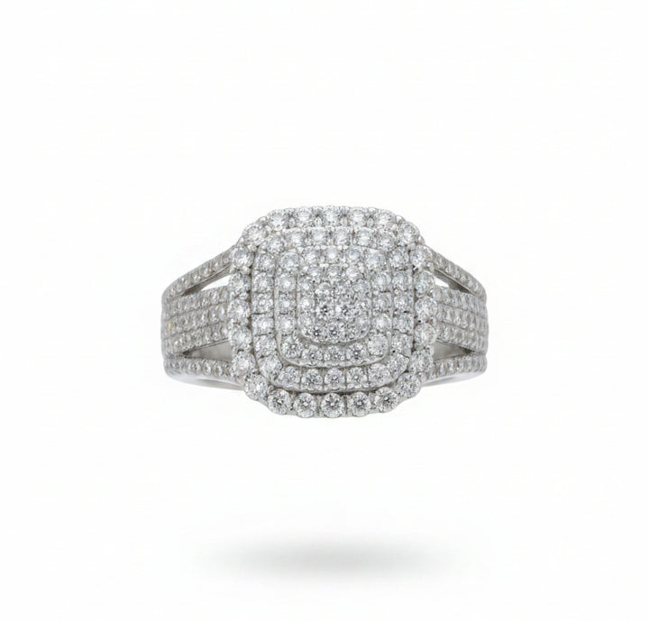 925 SILVER MOISSANITE 1.20 CTW RING