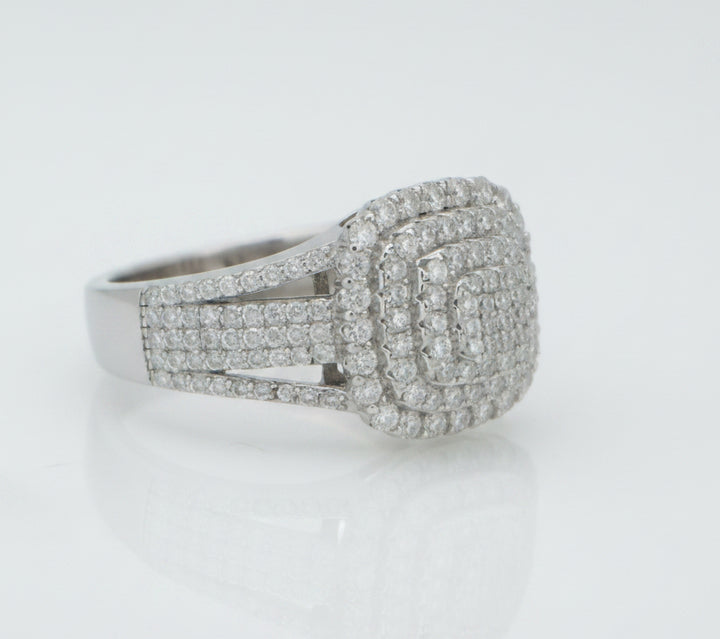 925 SILVER MOISSANITE 1.20 CTW RING