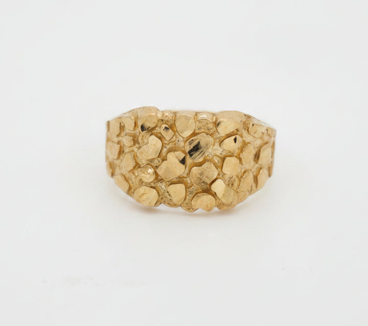 10K  NUGGET RING
