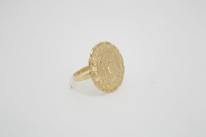 10K JESUS FACE RING