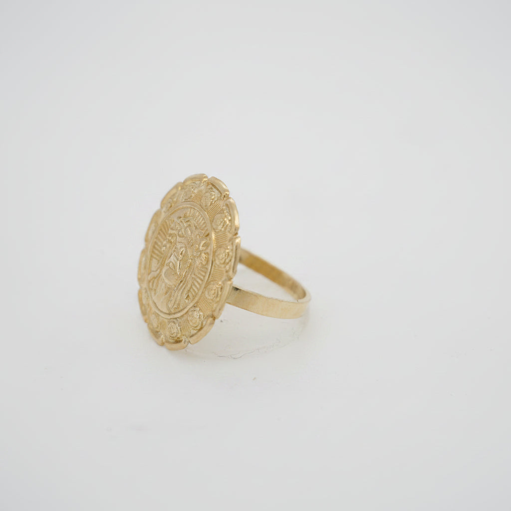10K JESUS FACE RING