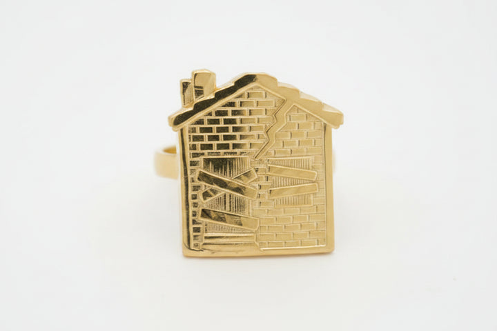 10K  TRAP HOUSE RING