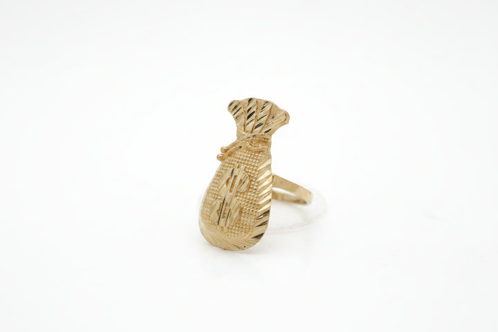 10K  MONEY BAG RING