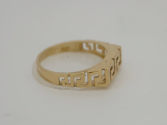 10K  GREEK DESIGN  RING
