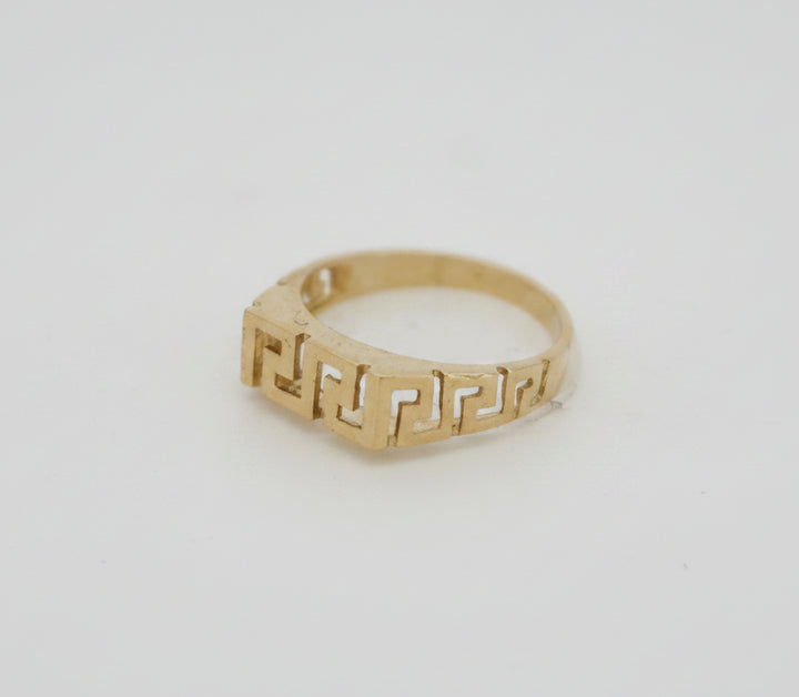 10K  GREEK DESIGN  RING