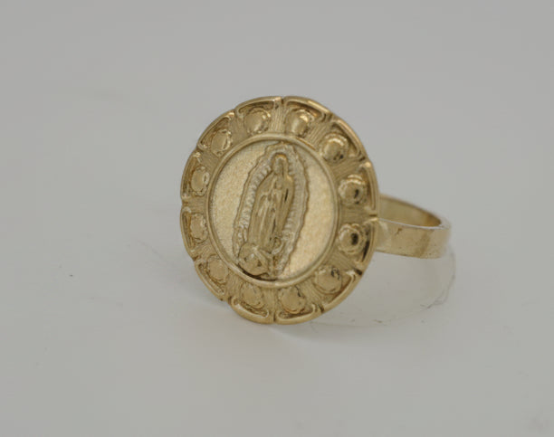 10K VIRGIN MARY RING
