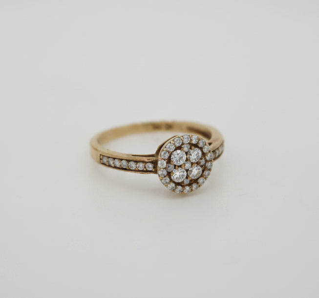10K  CZ WOMENS RING