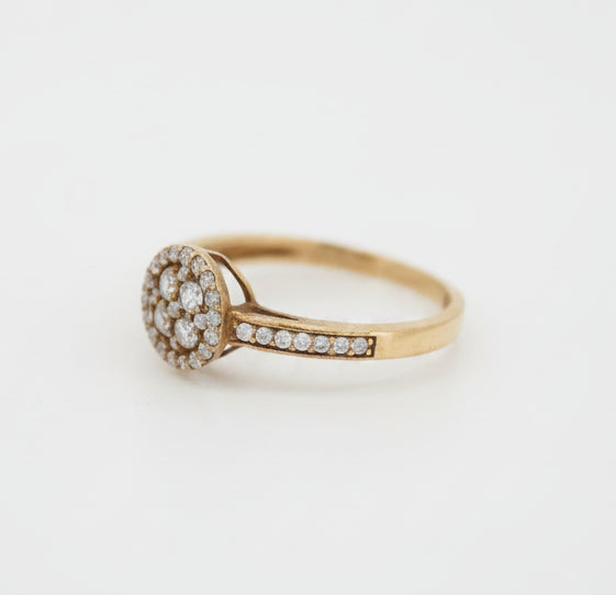 10K  CZ WOMENS RING