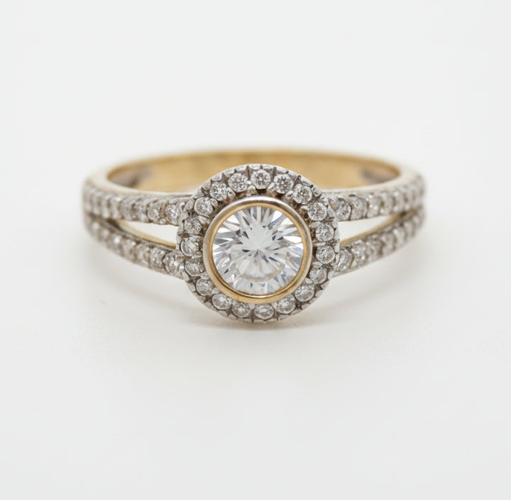 10K WOMENS CZ RING