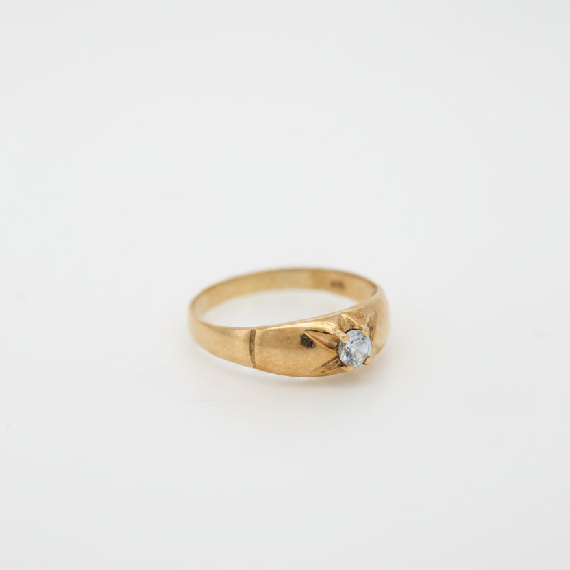 10K WOMENS CZ RING