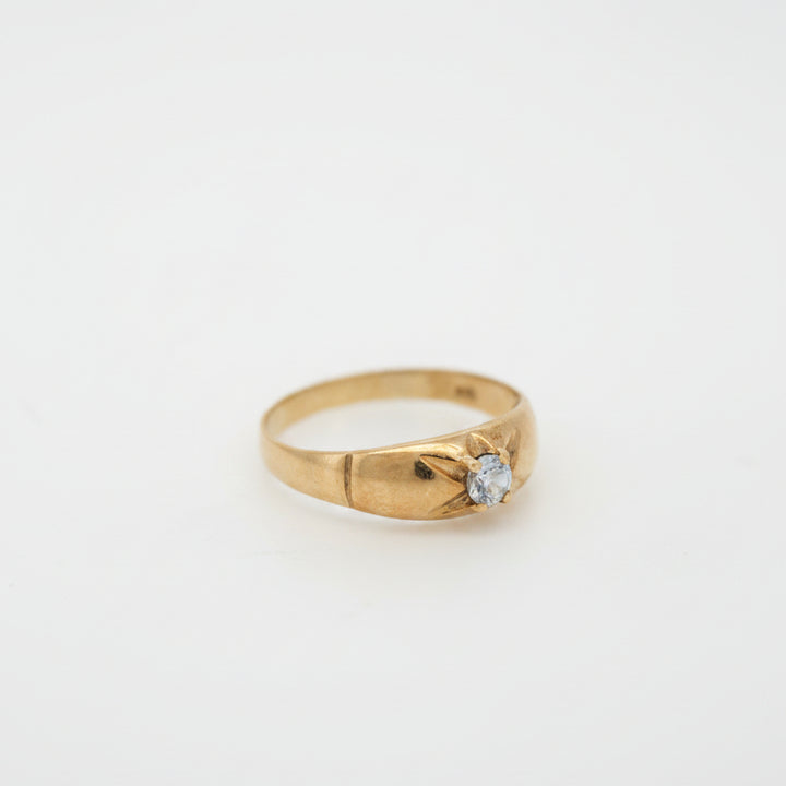 10K WOMENS CZ RING