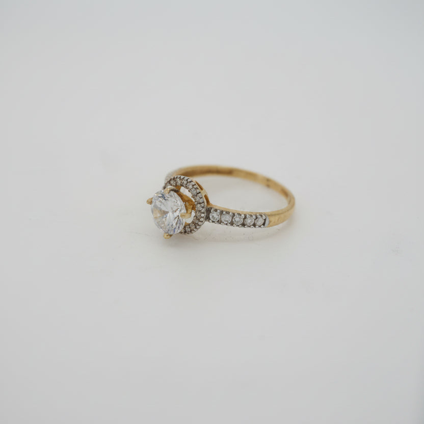 10K CZ WOMENS RING