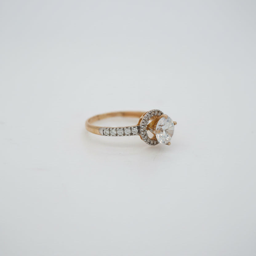 10K CZ WOMENS RING